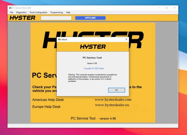 Hyster PC Service Tool v4.96 02.2021 Unlocked 6 1