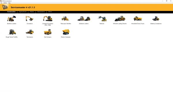 JCB ServiceMaster 4 v21.1.3 02.2021 Diagnostic Software Full 1