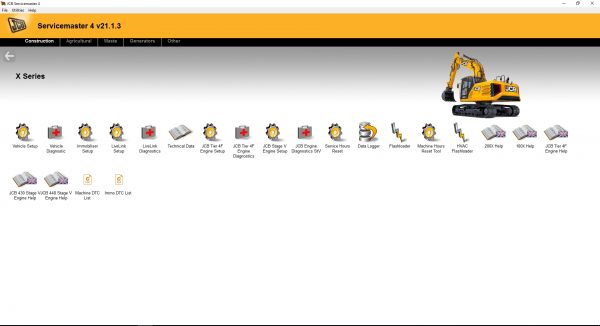 JCB ServiceMaster 4 v21.1.3 02.2021 Diagnostic Software Full 8