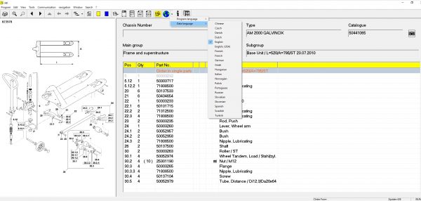 JUNGHEINRICH JETI ForkLift ET v4.36 Updated 438 02.2021 Spare Parts Catalog Full Instruction 6