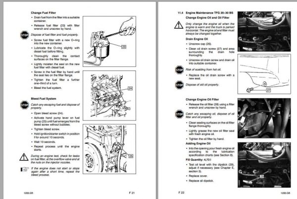 Jungheinrich Forklift DFG TFG 16 50 ABC S Operating Instructions 3