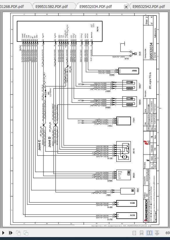 Jungheinrich Forklift DFGTFG 316s 0420 Electric Hydraulic Schematic 2