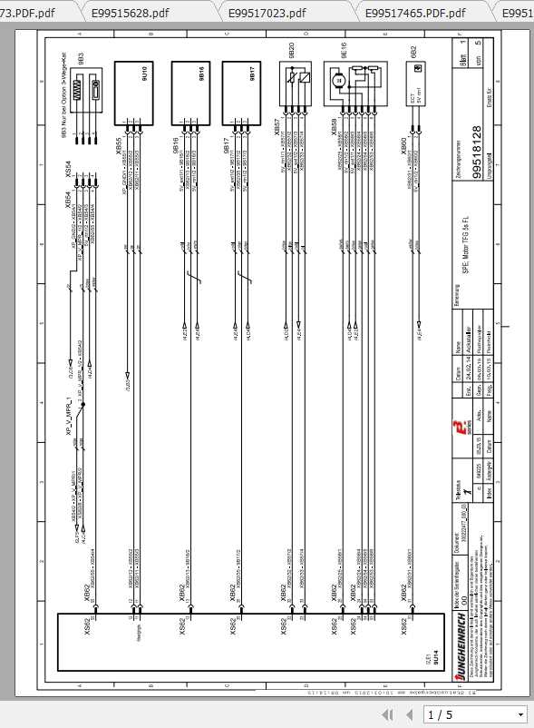 Jungheinrich Forklift DFGTFG nova 1114 Electric Hydraulic Schematic 2
