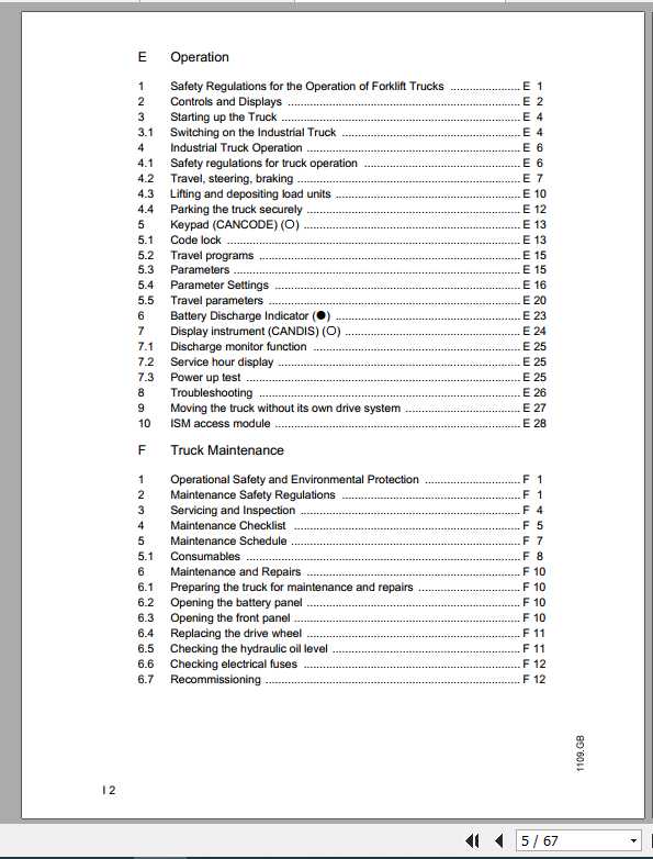 Jungheinrich Forklift ECE 118 Operating Instructions 2