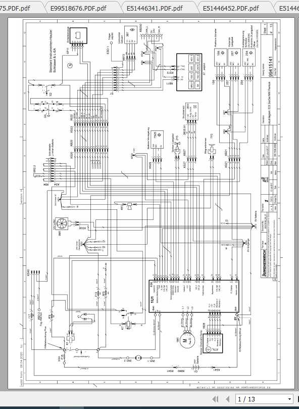 Jungheinrich Forklift ECE 220 0615 Electric Hydraulic Schematic 2