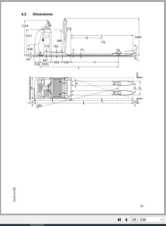 Jungheinrich Forklift ECE 220 225 HP LJ Operating Instructions 3