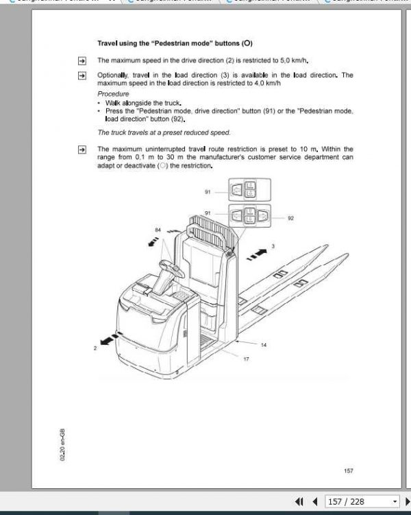 Jungheinrich Forklift ECE 220 225 XL Operating Instructions 3