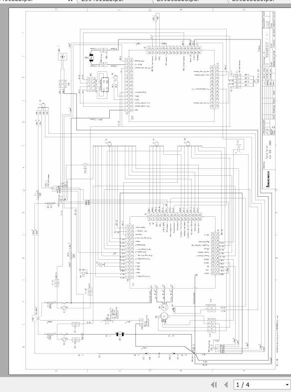 Jungheinrich Forklift ECE 225 Electric Hydraulic Schematic 1