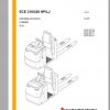 Jungheinrich Forklift ECE 310 320 HP LP Operating Instructions 1