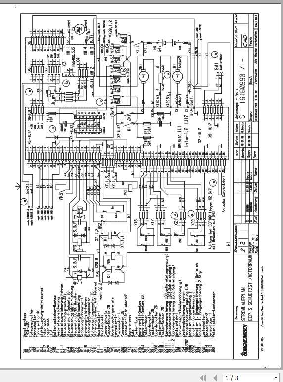 Jungheinrich Forklift ECP1003 Electric Schematic
