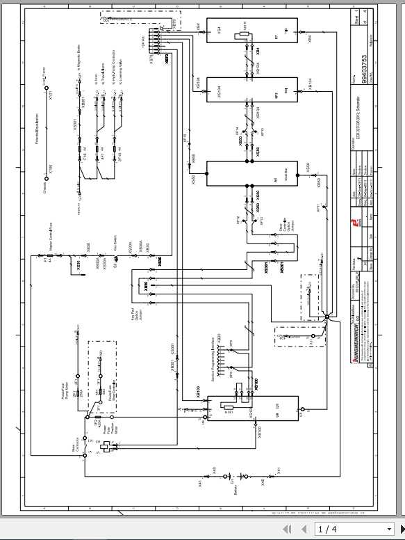 Jungheinrich Forklift ECR 327 0312 Electric Schematic