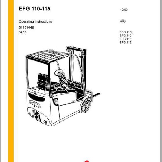Jungheinrich Forklift ECUEMC Operating Instructions