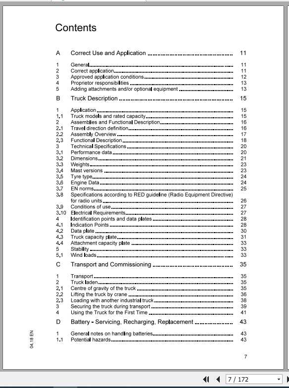 Jungheinrich Forklift EFG 110 115 Operating Instructions 2