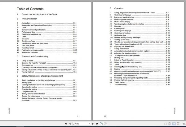 Jungheinrich Forklift EFG 535 550 Operating Instructions3