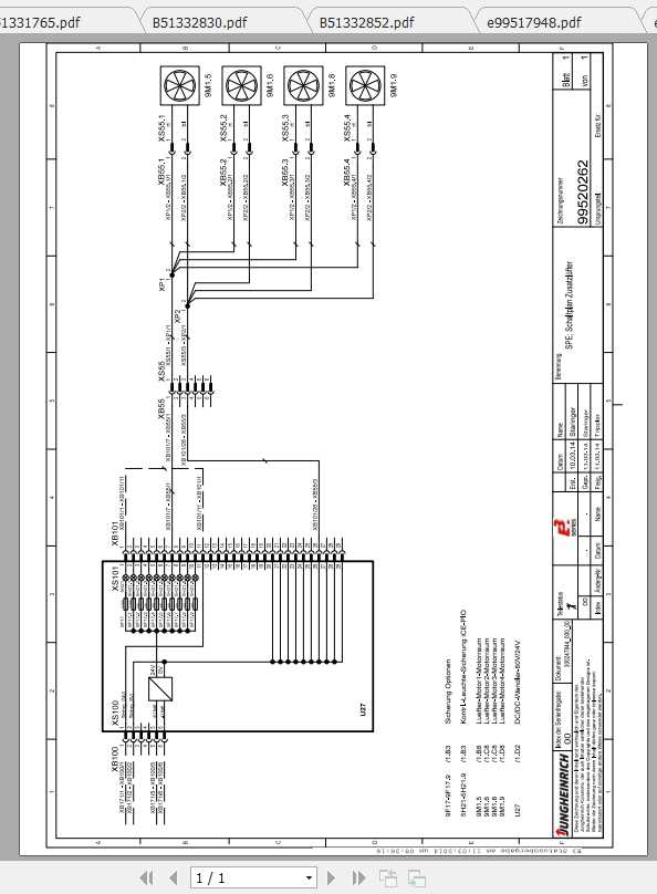 Jungheinrich Forklift EFG 535k S50 0714 Electric Hydraulic Schematic 1