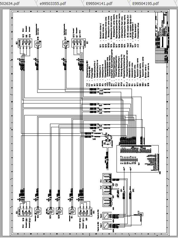 Jungheinrich Forklift EFG D30 Electric Hydraulic Schematic 2