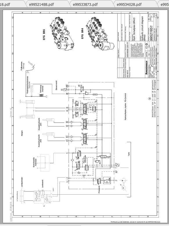 Jungheinrich Forklift EFG Jupiter Electric Hydraulic Schematic 3