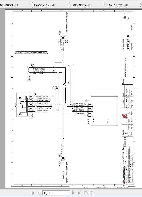 Jungheinrich Forklift EFG all Electric Hydraulic Schematic 1