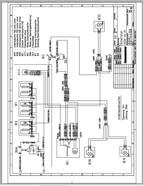 Jungheinrich Forklift EFGDHAC Electric Hydraulic Schematic 2