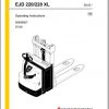 Jungheinrich Forklift EJD 220 222 Operating Instructions 1