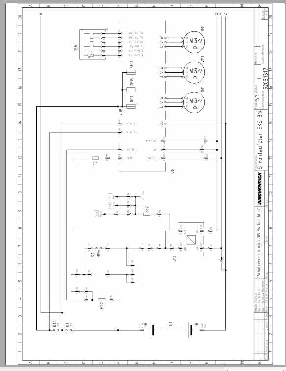 Jungheinrich Forklift EKS 314 Electric Hydraulic Schematic 2