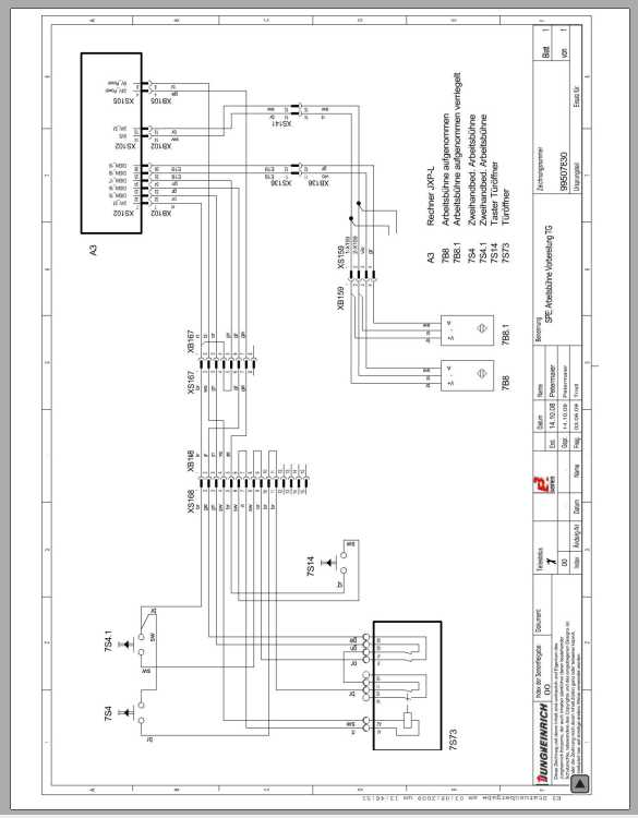 Jungheinrich Forklift EKX 410 0512 Electric Schematic 3