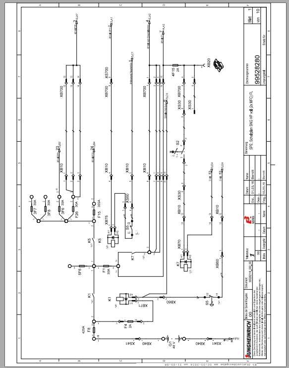 Jungheinrich Forklift ET all Electric Schematic 1
