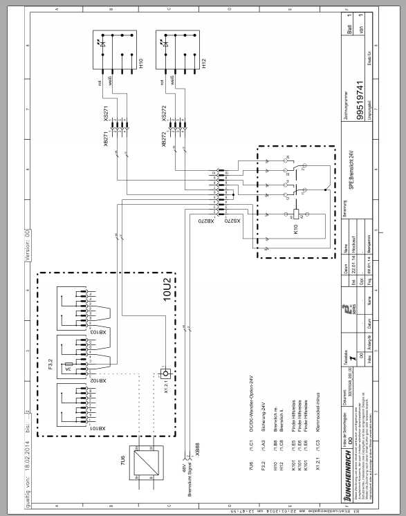 Jungheinrich Forklift ExSchutz EJC 2xx Electric Schematic 4