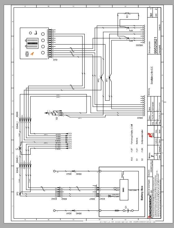 Jungheinrich Forklift Li Ion 24V 110Ah Electric Schematic 1