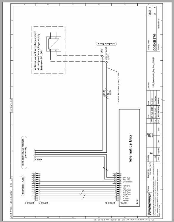 Jungheinrich Forklift NRS FGS Electric Schematic 1