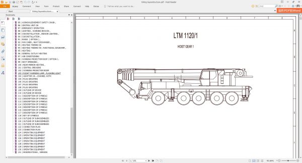 Liebherr Mobile Crane LTM1120 1 Wiring Diagram 6