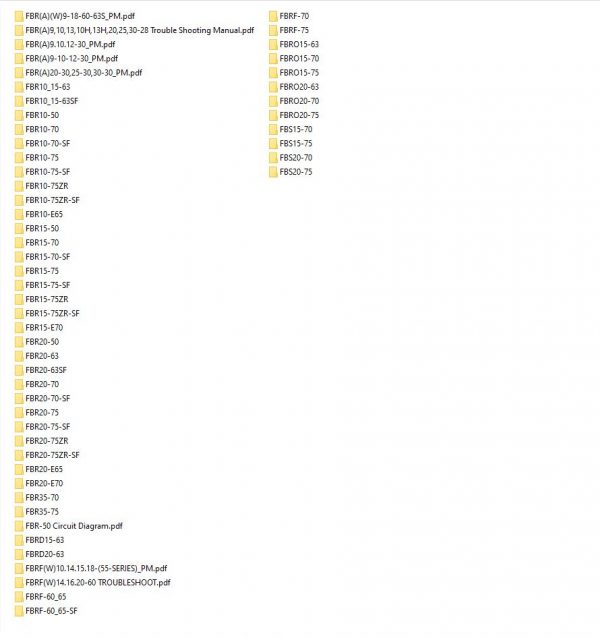 Nichiyu Forklift 1.99GB PDF FBFBRHTPLDRBRFTSBW Spare Part Catalogue Service Manual 2