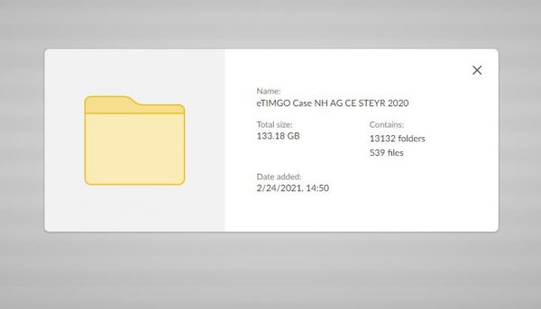 eTIMGO Case NH AG CE STEYR 2020 2