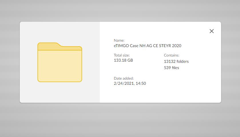eTIMGO Case NH AG CE STEYR 2020 2