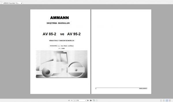 AMMAN Pneumatic Tyred Roller Full PDF Manuals Turkey Languages 5