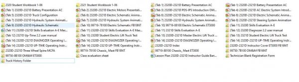 CAT Forklift Truck 2320D 2321D Training Manual 1