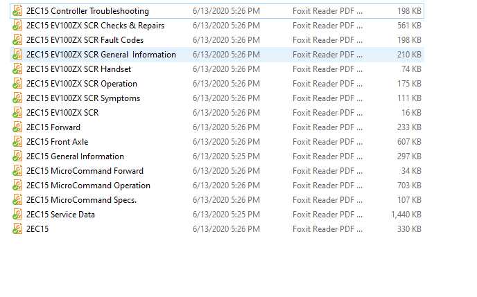 CAT Forklift Truck 2EC15 Service Manual 1