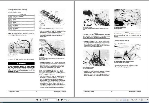CAT Forklift Truck Engines Service Manual 4