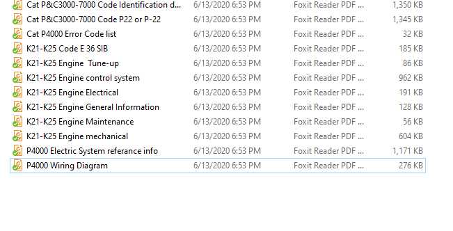 CAT Forklift Truck PC3000 7000 Service Manual 1