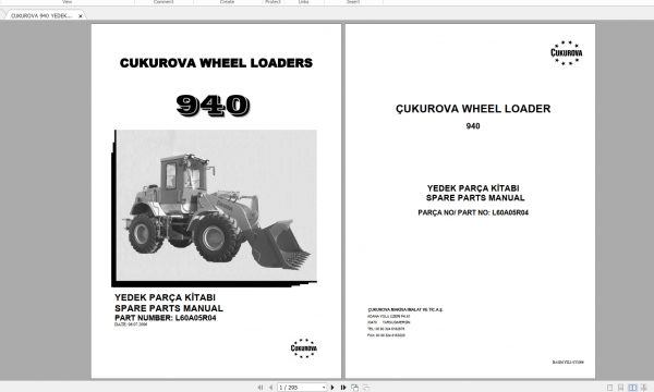 CUKUROVA Full Models Collection Manuals DVD PDF 3