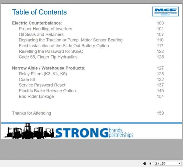 Cat Forklift Trucks March 2010 Technical Communicator Wecast 2