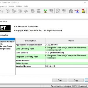 Caterpillar Electronic Technician 2021A 1