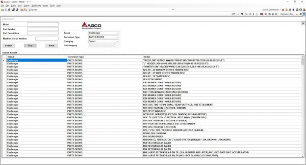 Challenger AG UK EU Europe Parts Catalog Workshop Service Manuals 03.2021 3