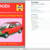 Citroen Service Repair Manuals Wiring Diagram DVD 2