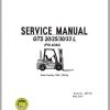 Clark Forklift GTS 20 25 30 33 L Service Manuals 1