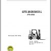 Clark Forklift GTS 20 25 30 33 L Service Manuals 2