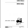 Clark Forklift SF20 30 DLG CMP20 30 DLG Service Manuals 1