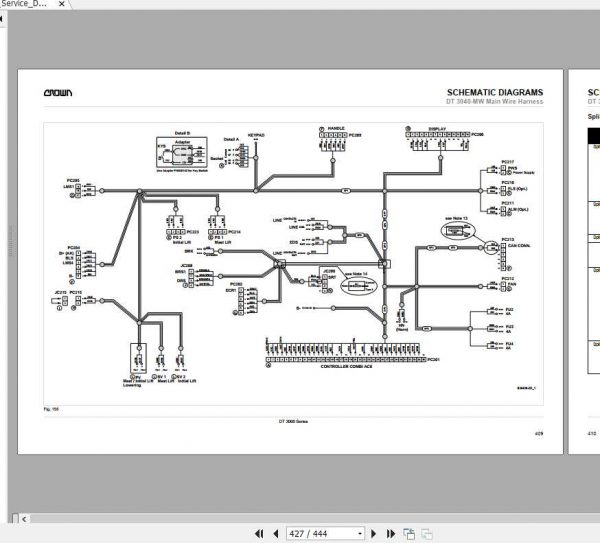 Crown Double Stacker DT3000 Series Maintenance Manual 812591 006 3