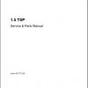 Crown Forklift 1.5 TSP Service Parts Manual PF7777 00 1