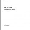 Crown Forklift 1.8 TS Cable Service Parts Manual PF8682 00M 1
